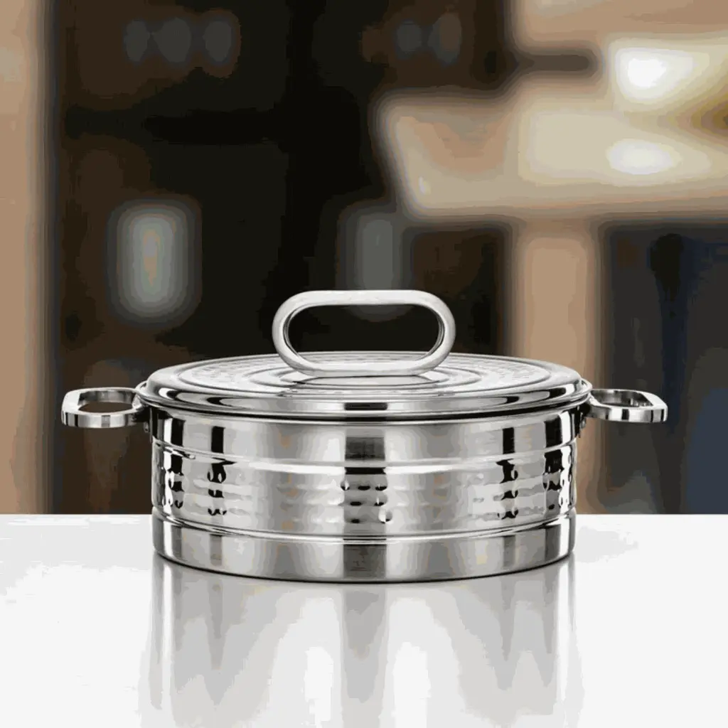 Stainless steel Diana Hot Pot 35 cm Silver.2.webp