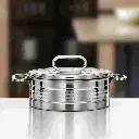 Stainless steel Diana Hot Pot 30 cm Silver.2.webp