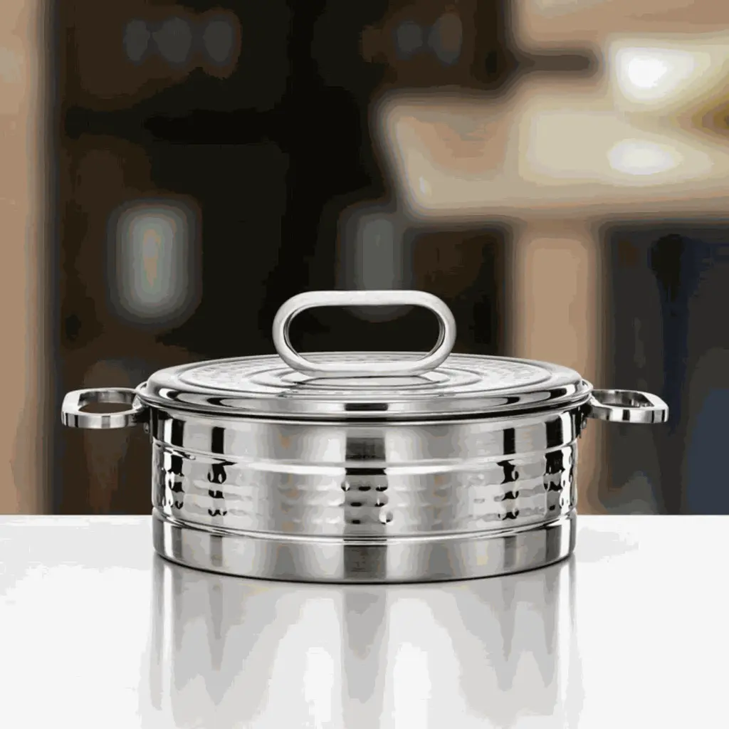 Stainless steel Diana Hot Pot 25 cm Silver.2.webp