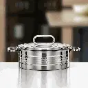 Stainless steel Diana Hot Pot 25 cm Silver.2.webp