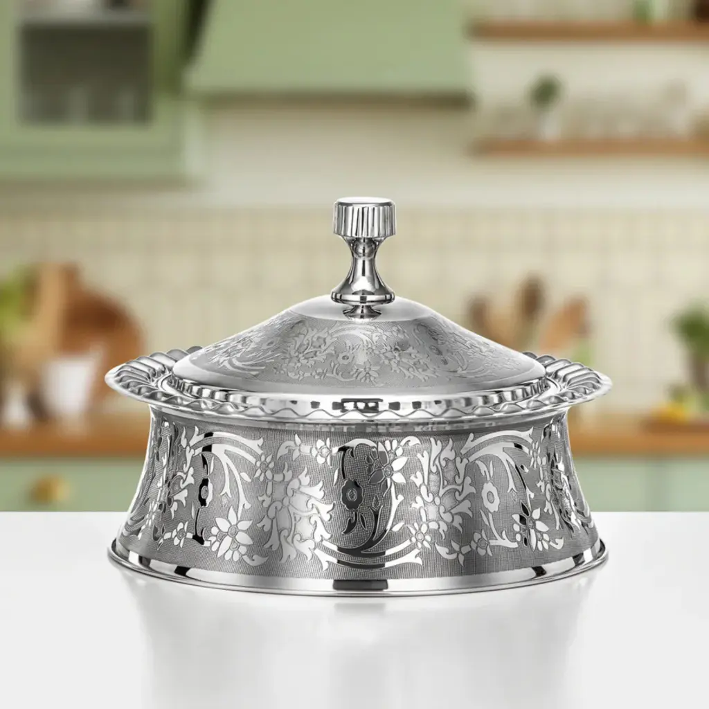 Hot Pot Stainless Steel 25 cm – Afrah Collection.2.webp