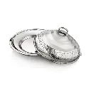 Stainless Steel Hot Pot Silver - 55 cm ,Abraj Collection.2.webp