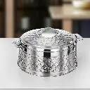 Hot Pot Set Stainless steel, Insulated 4 pcs (3L,4L,6L,9L) Silver.1.webp