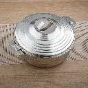 4 Pieces Royal Collection Stainless Steel Hot Pot Silver - H23P4.3.webp