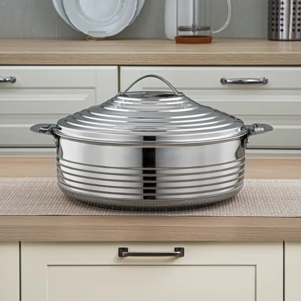 3 Pieces Big Royal Collection Stainless Steel Hot Pot Silver - H23P4.2.webp