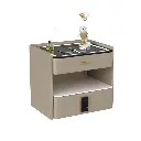 Smart Bedside Table with Light,Smart lock.4.webp