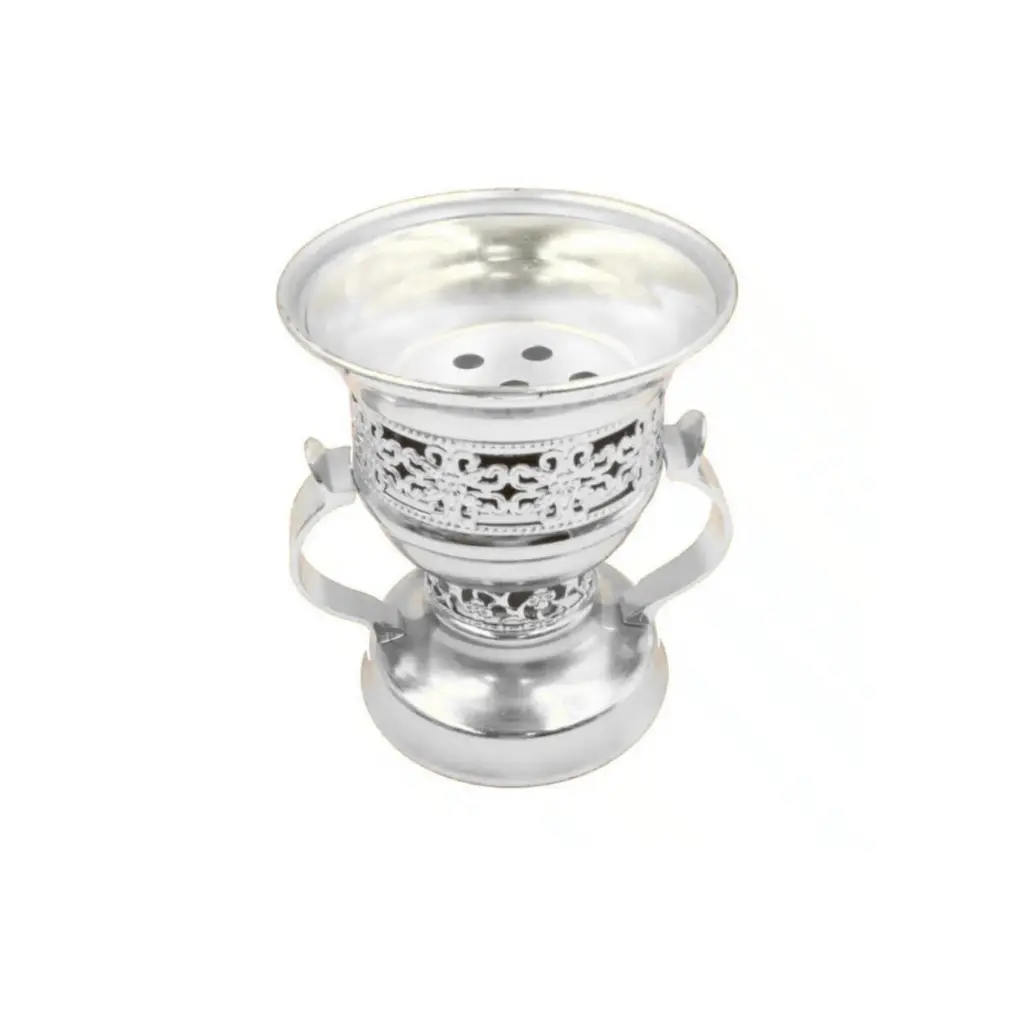 Arabic Oud Incense Burner Silver.2.webp