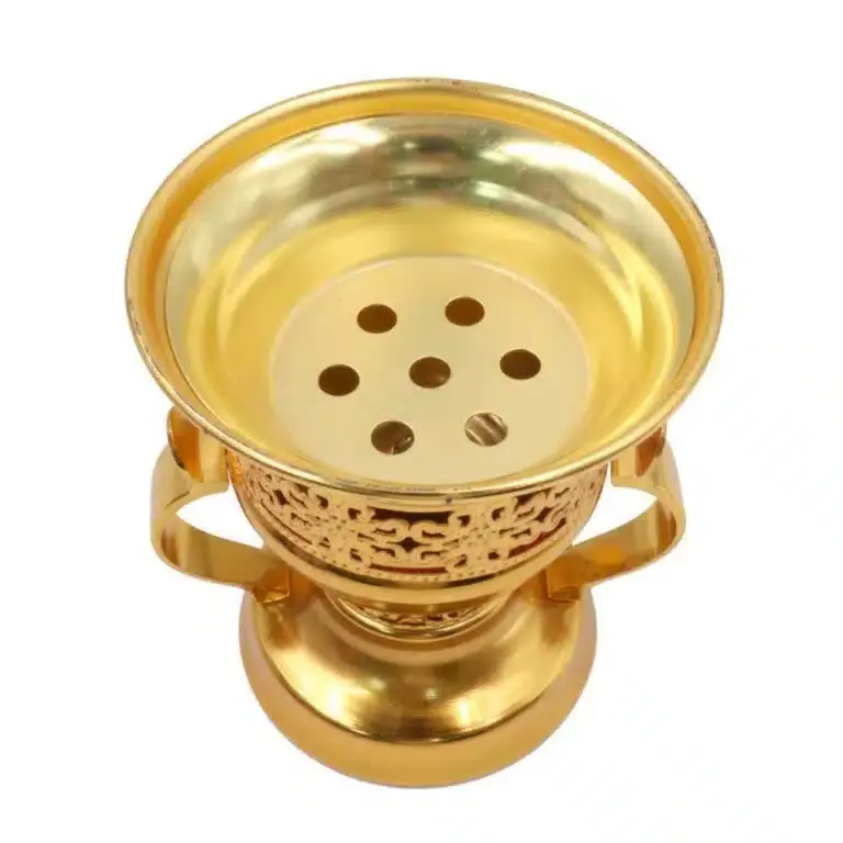 Arabic Oud Incense Burner Gold.2.webp