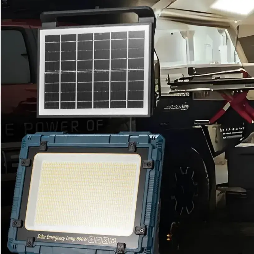 200W Emergency LED Solar Floodlight with Removable Panel and High Power.1.webp
