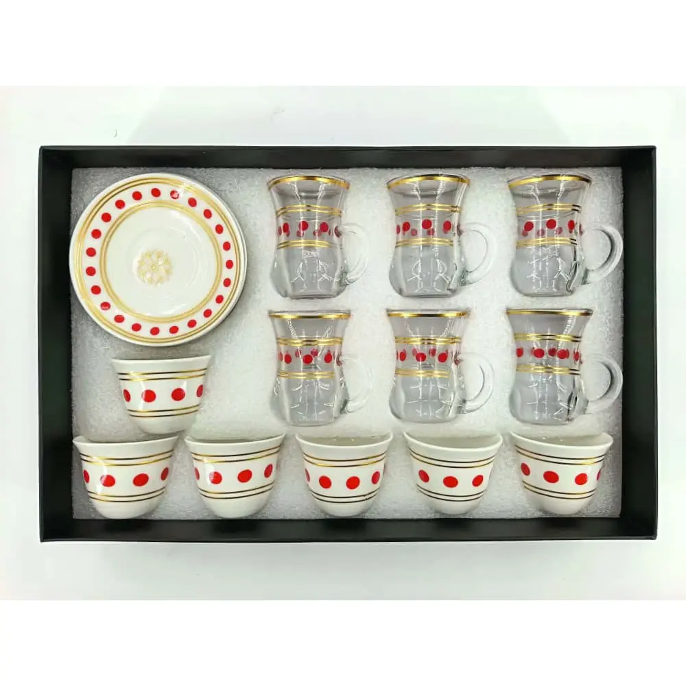 Arabic Tea & Coffee Cup Set 18 Pieces.4.webp