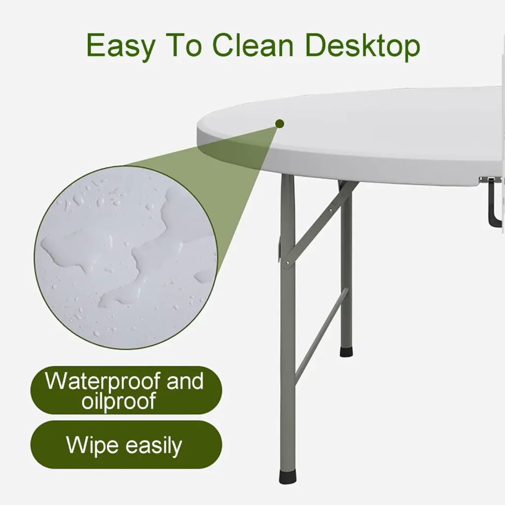 Round Folding Table, Folding Picnic Table for Outdoor.4.webp