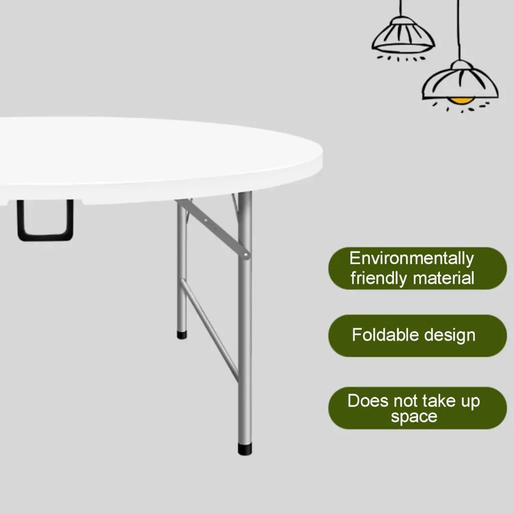 Round Folding Table, Folding Picnic Table for Outdoor.3.webp