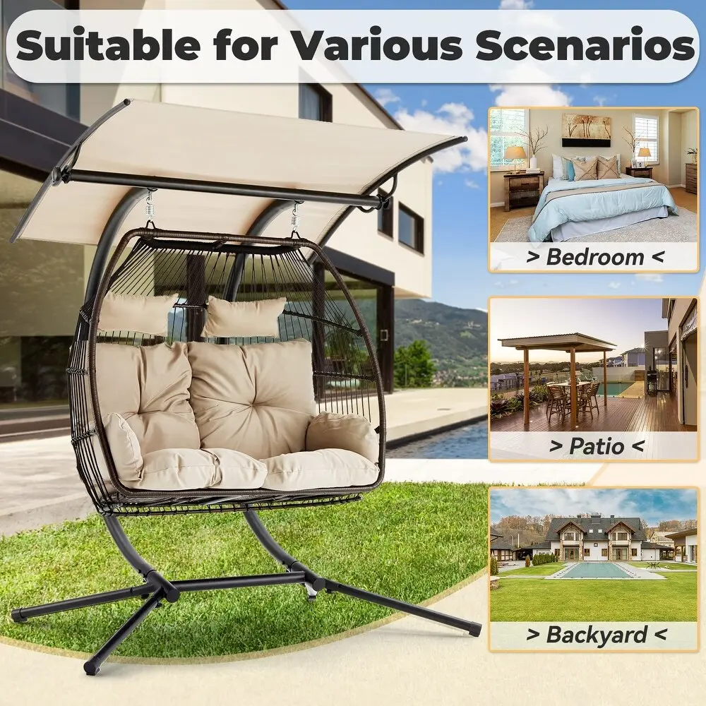 Swing-Loveseat-with-Stand,-Foldable-Hanging-Chair,-Hammock-Cushion,-and-Awning,-Double-Egg-Chair.webp