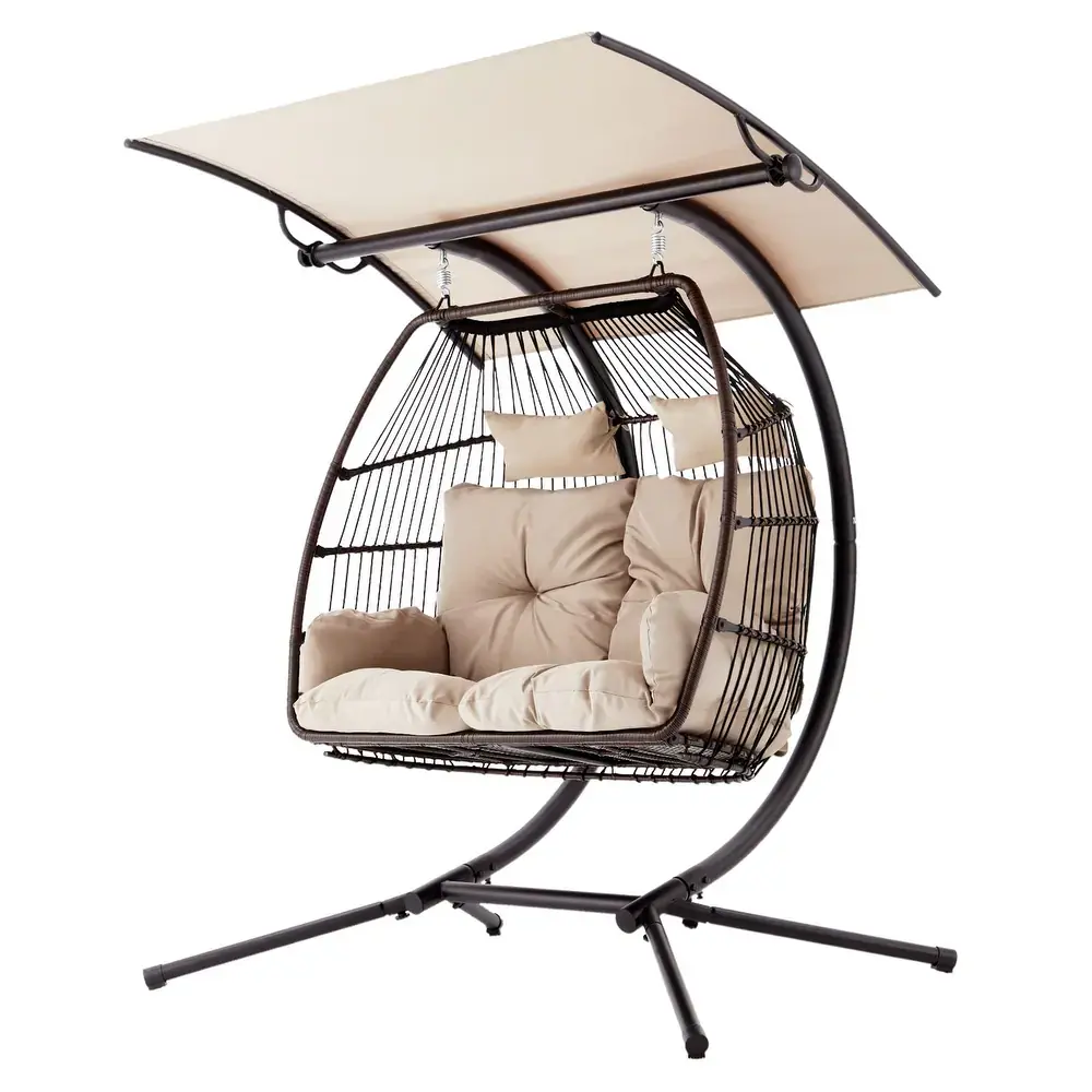 EROMMY-Double-Egg-Chair-with-Stand,-Foldable-Hanging-Chair,-Hammock-Cushion-and-Awning,-Basket-Nest-Swinging-Loveseat.webp