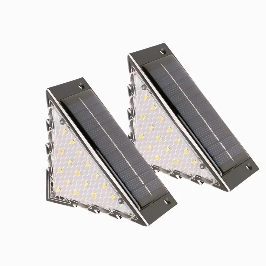 2 PCS Solar Step Lights