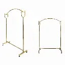 Cloth Hanger Gold Colour Curved Shape.1.webp