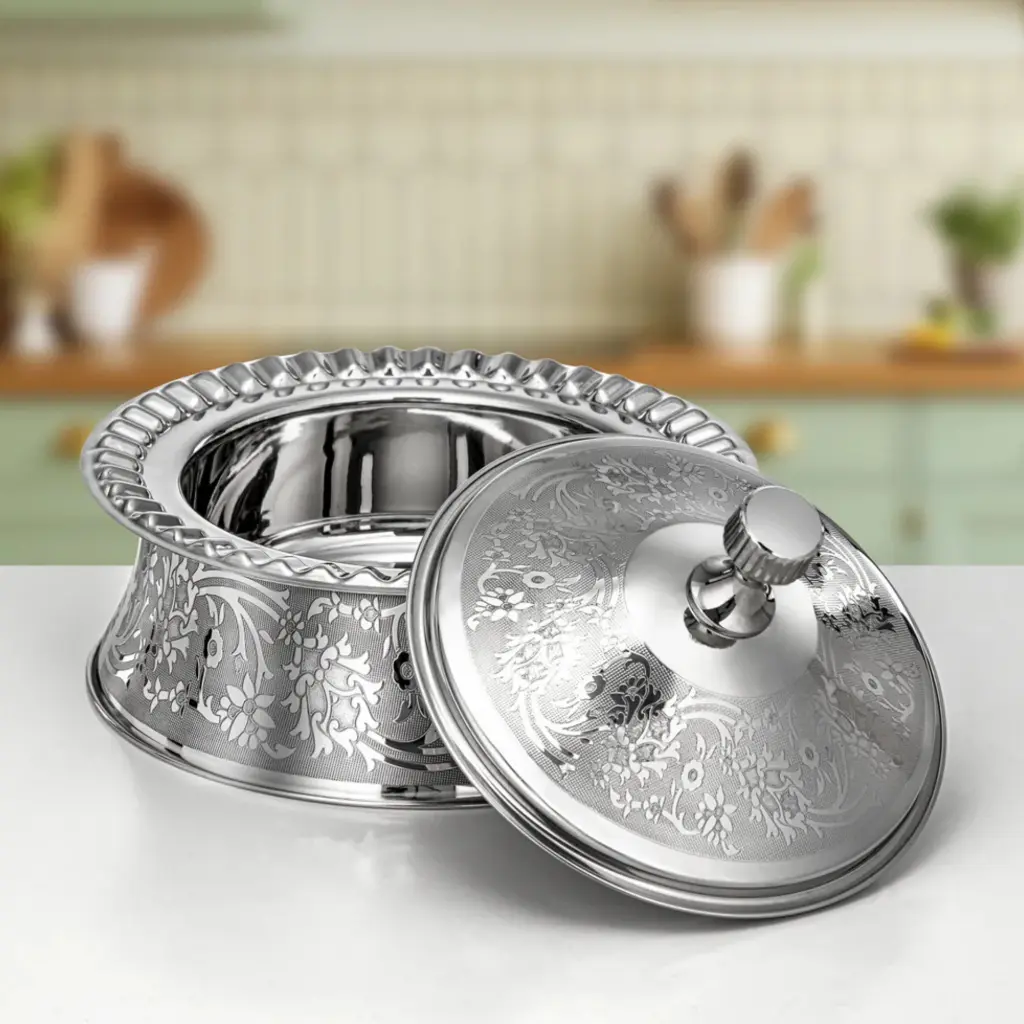 Hot Pot Stainless Steel 20 cm – Afrah Collection..webp