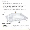 Clear Acrylic Serving Tray with Dome Cover – 44 × 29 × 15 cm..webp