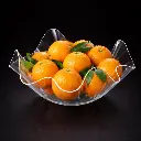 Vague Acrylic Rectangular Fruit Bowl Clear 35 cm..webp
