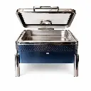 Premium Stainless Steel Chafing Dish with Glass Lid – Buffet Food Warmer..webp