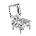 Stainless Steel Chafing Dish with Lid – 42 × 41 cm..webp