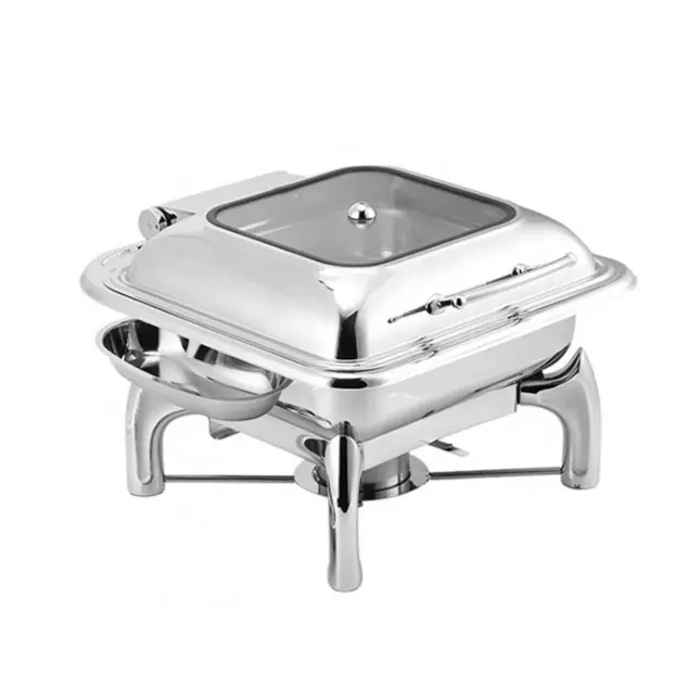 Stainless Steel Chafing Dish with Lid – 42 × 41 cm...webp
