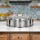 Almarjan Hot Pot 40cm Silver & Gold – Areej Collection..webp