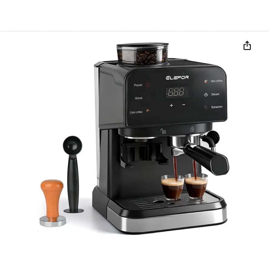 COFFEE ESPRESSO MACHINE-ELEFOR 1200W HY251118-1-20201-1