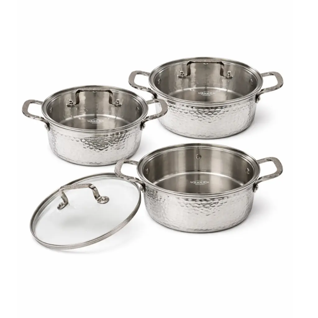 Stainless Steel Cooking Pot Set – 3 Pieces..webp