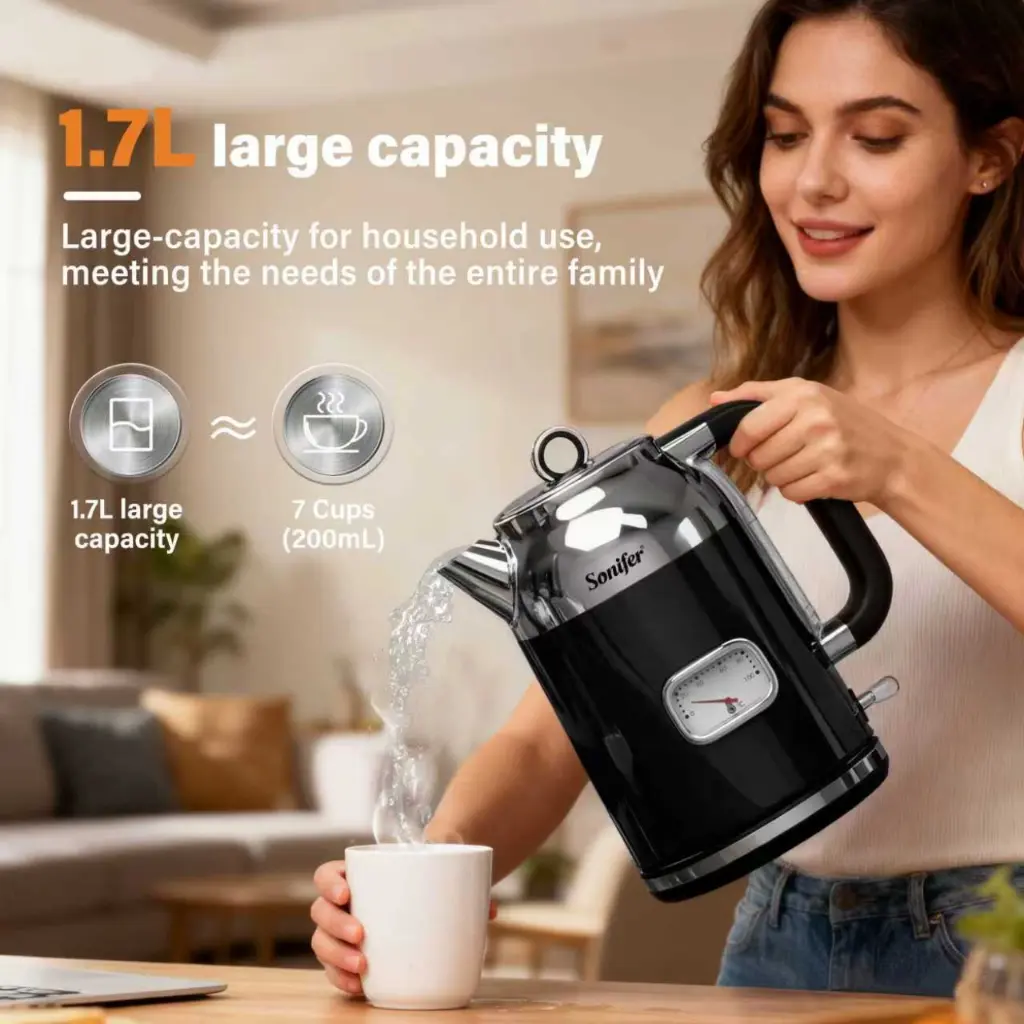 Stainless Steel Kettle Retro Style Home Use.1.webp