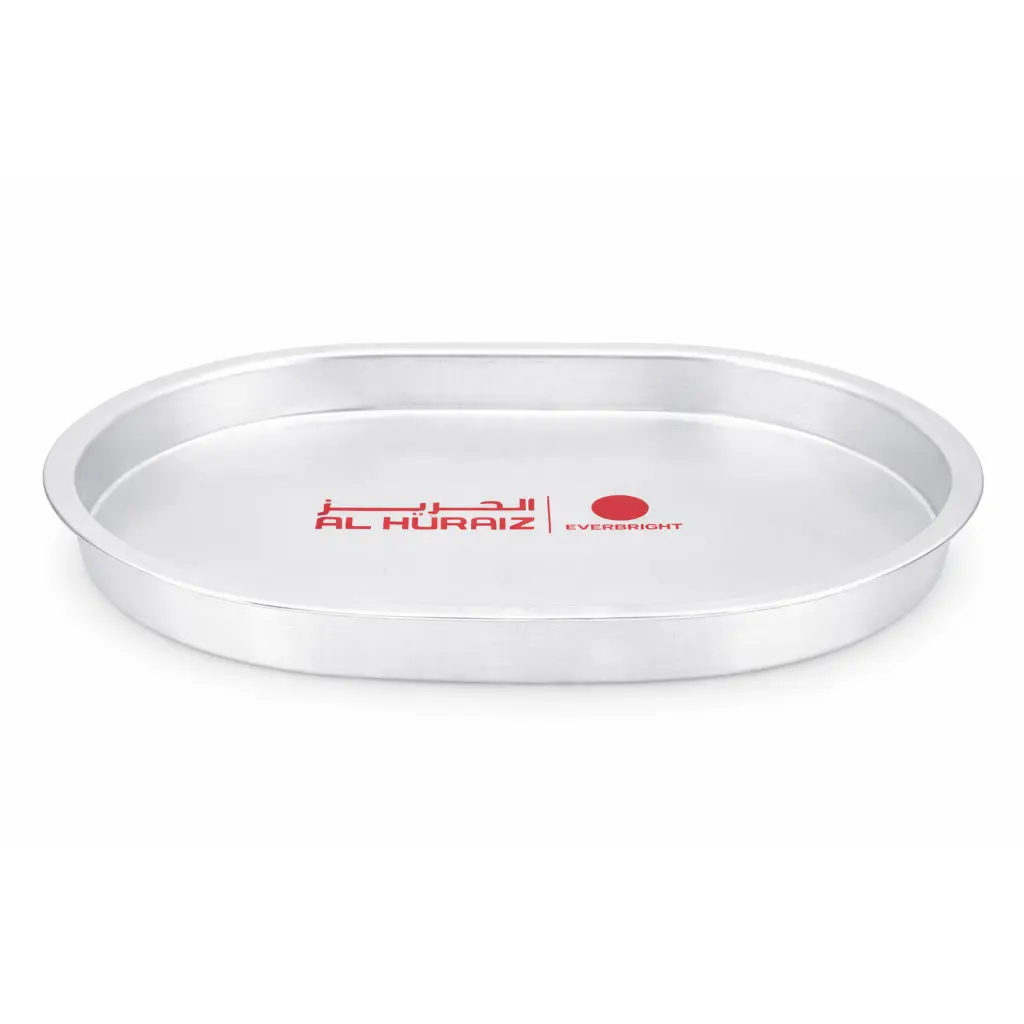 Aluminium oval tray 130x70cm..webp