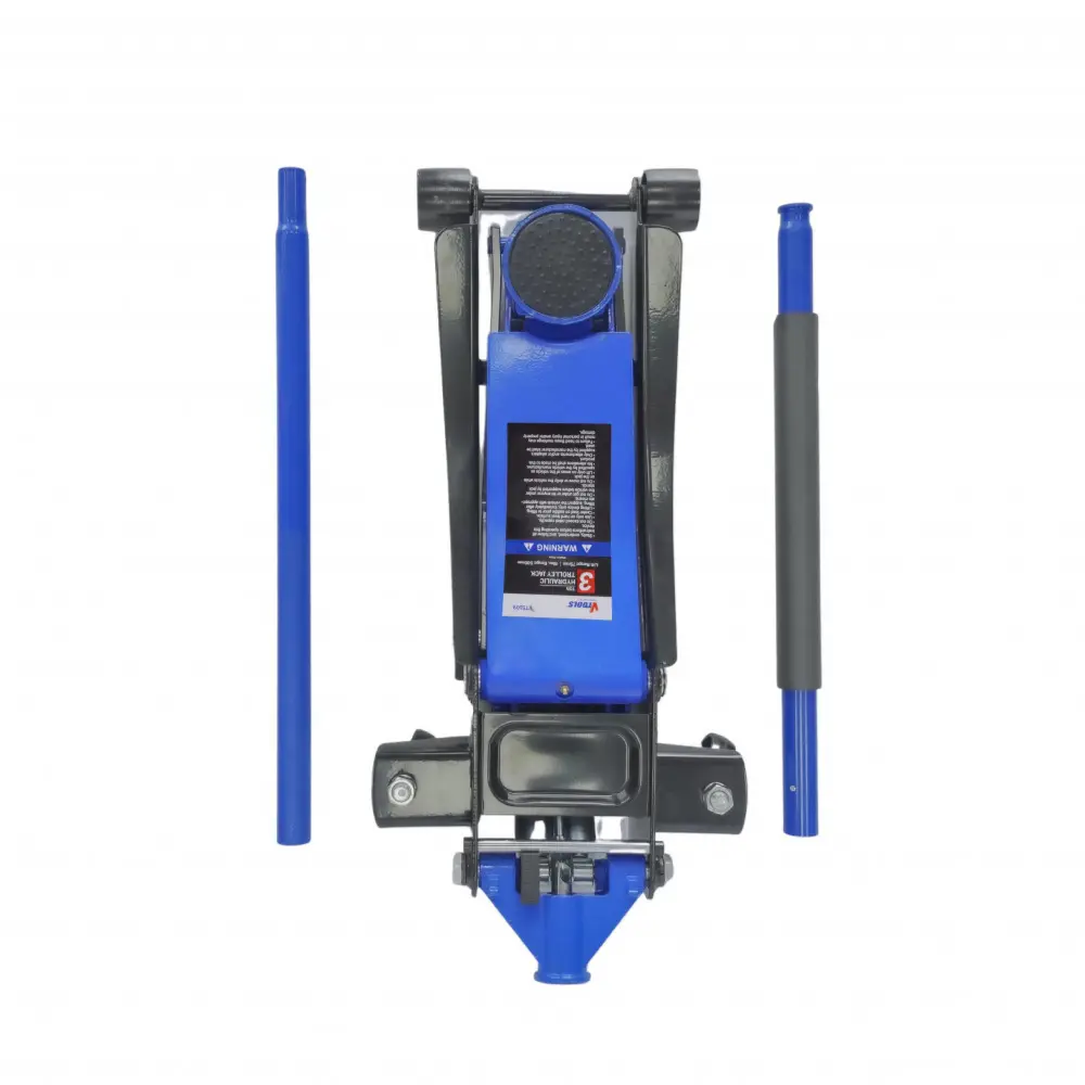 VTOOLS 3 Ton Hydraulic Trolley Floor Jack with Dual Piston.webp