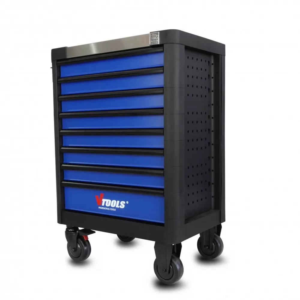VTOOLS 444Pcs Heavy-Duty Tool Cabinet with 8 Drawers.webp