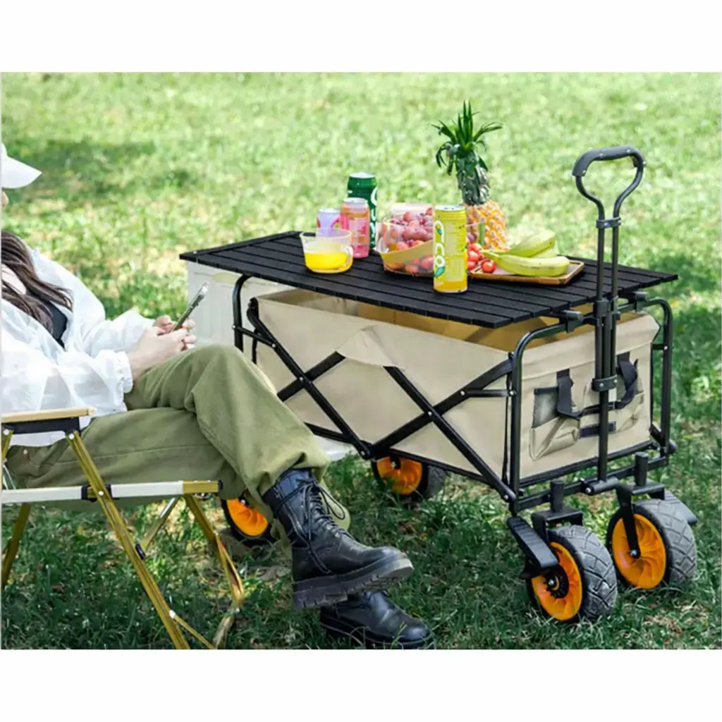 Heavy Duty Folding Utility Wagon Cart – 150L Capacity-.webp