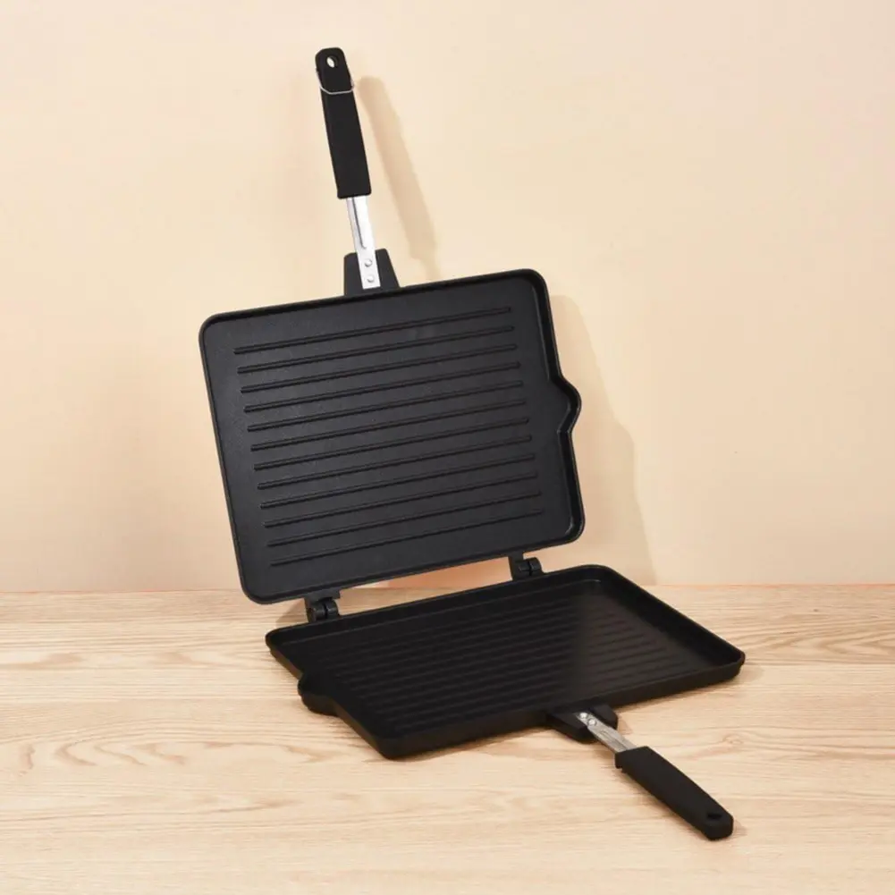Toastie Maker Non-stick Stovetop Double Sided Toasted Sandwich Maker Bread Pan.webp
