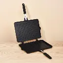 Toastie Maker Non-stick Stovetop Double Sided Toasted Sandwich Maker Bread Pan.webp