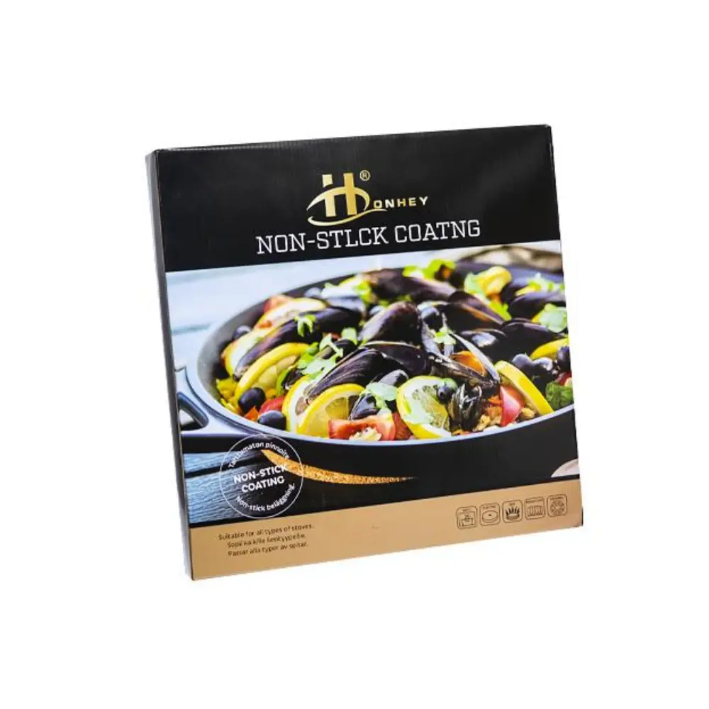 32 cm Non-Stick Marble Coated Round Serving Pan with Silicone Handles.webp