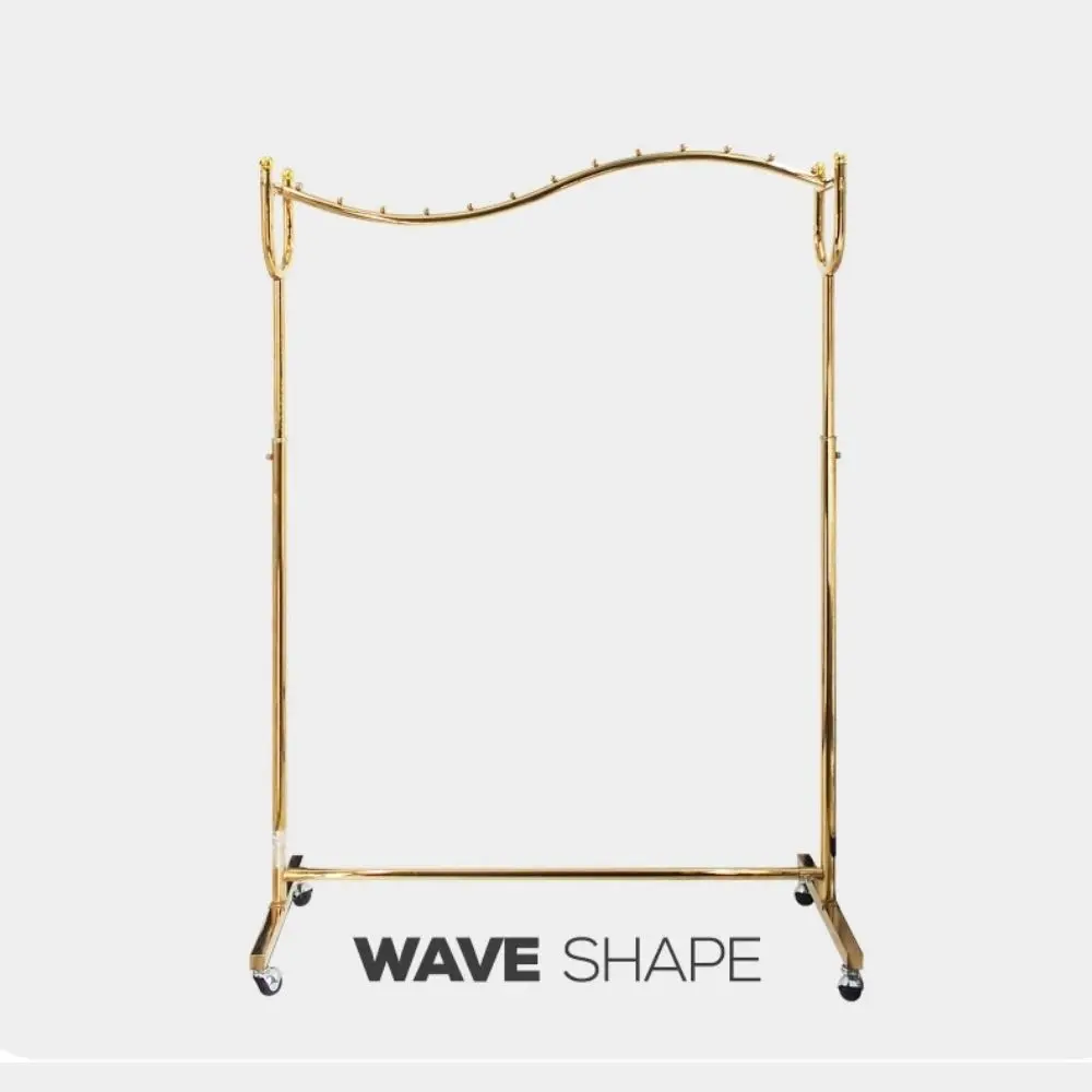 CLOTH HANGER WAVE GOLDEN 1MM*1035