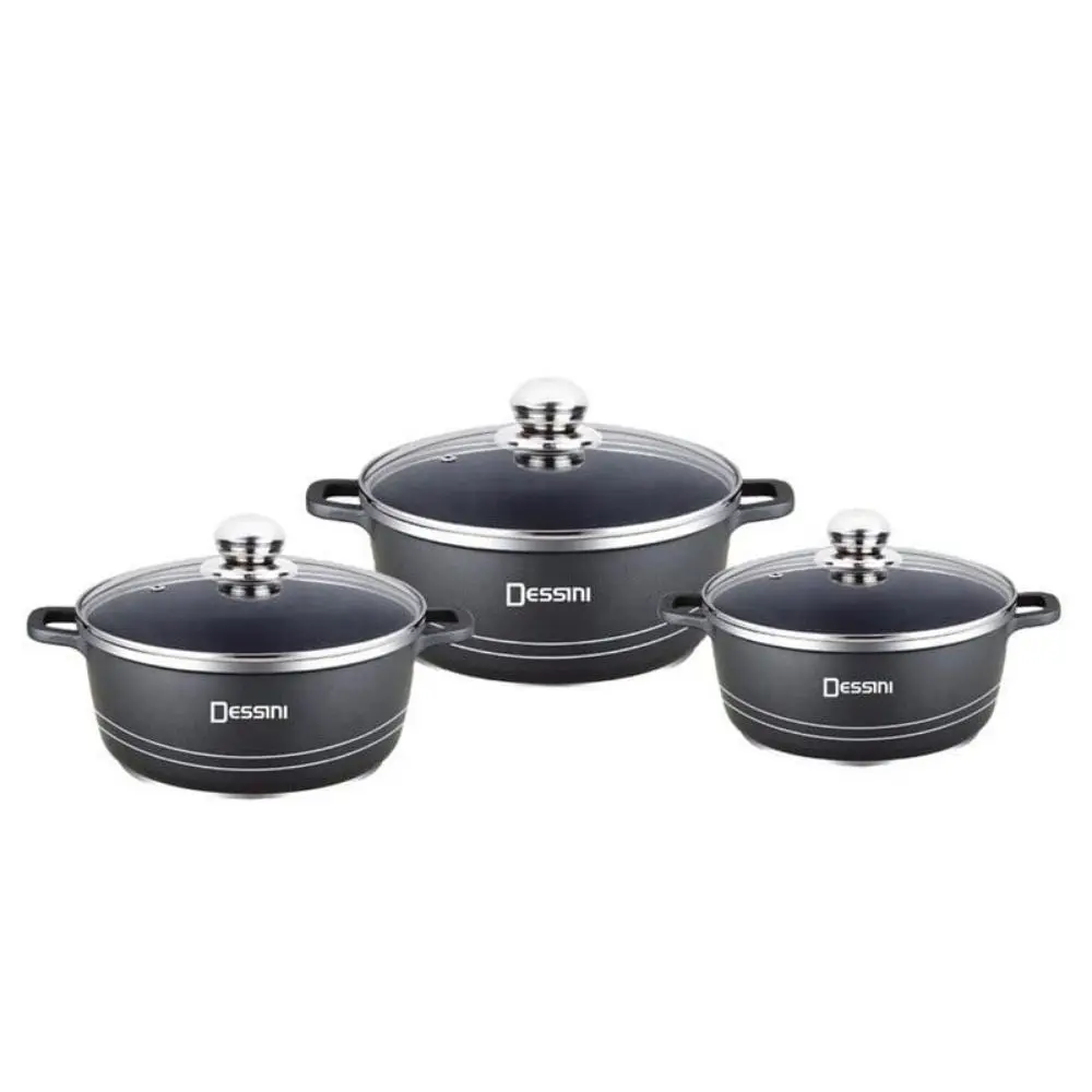 DIE CASTING CASSEROLE (32,36,40) 3PCS/SET