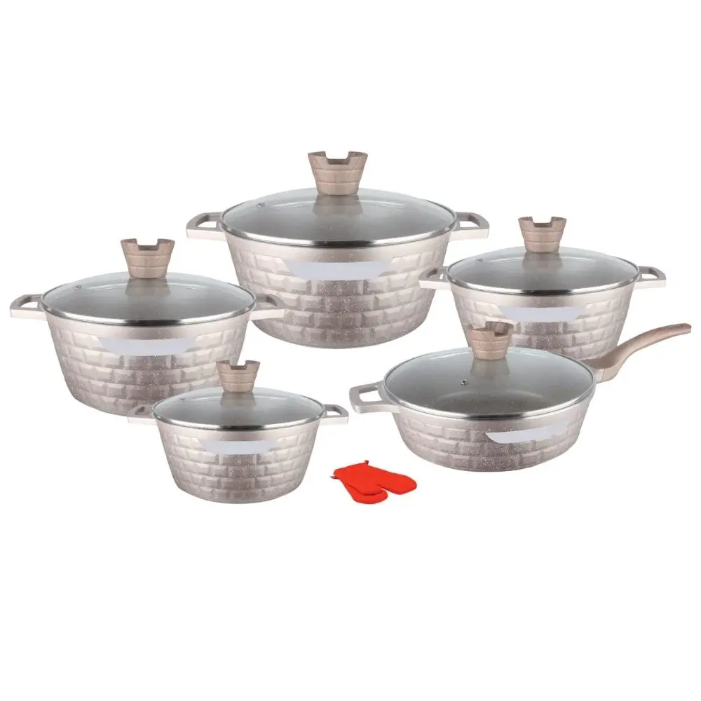 COOKWARE GRANITE 12PCS/SET