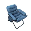 Folding Lazy Sofa Chair – 150kg Heavy-Duty Carbon Steel Frame Lounge