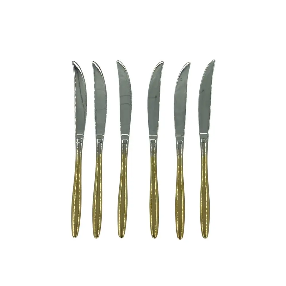 DESSERT SPOON KNIFE 6PCS/SET S/STEEL 68G