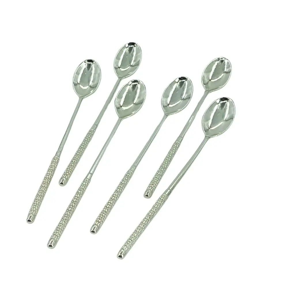 TEA SPOON 6PCS/SET SLIVER(HY24-104-6)