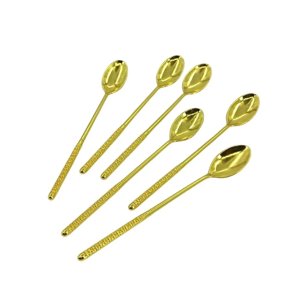 TEA SPOON 6PCS/SET GOLD (HY24-104-5)