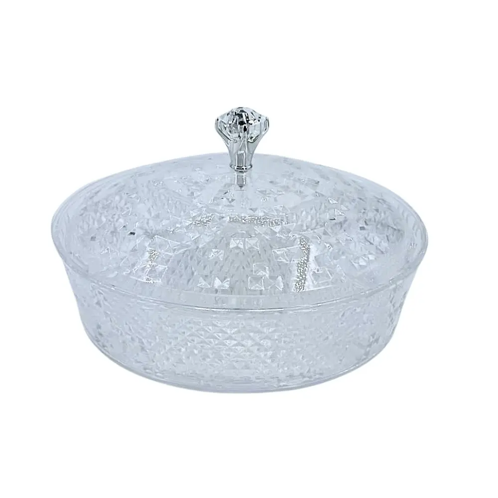 DELUXE CANDY BOX ROUND CLEAR (HY25-0098-21)