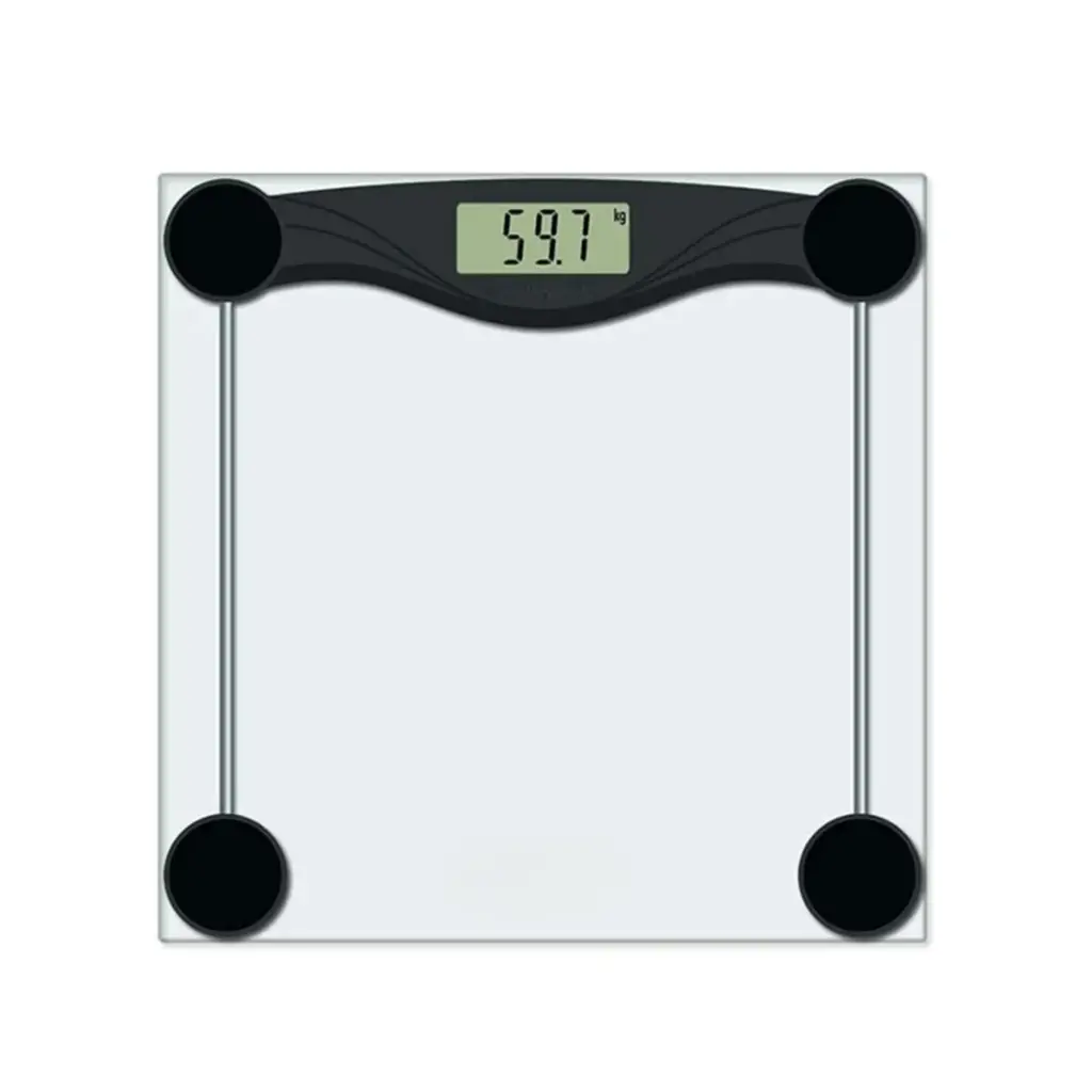 ELECTRONIC BATHROOM SCALE MAXIMAL LOAD:180KG MINIMAL LOAD:5KG