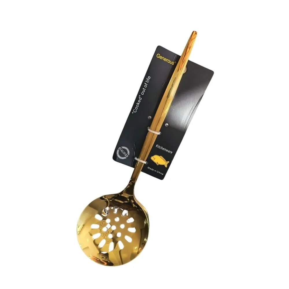 ملعقة من الفولاذ المقاوم للصدأ ذهبية 72 جرام