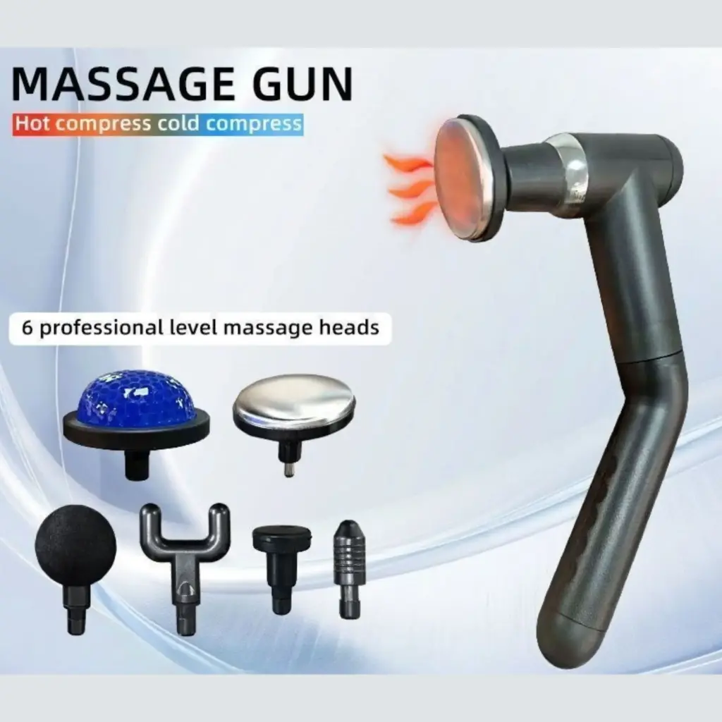 MDHL MD-XY18 Heated Massage Gun – 6-Speed Deep Tissue Percussion