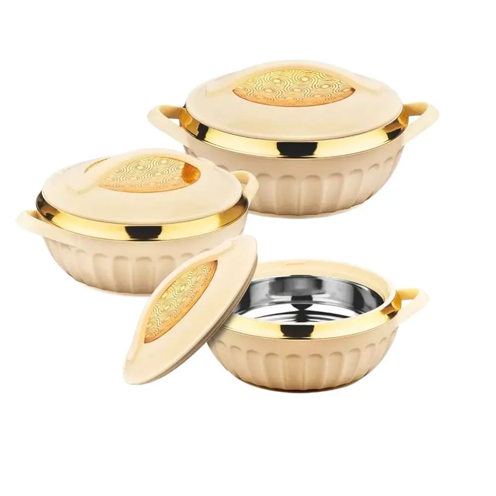 ASIAN HOTPOT DIGNITY 3PCS SET 2.5,3.5,5L WHITE