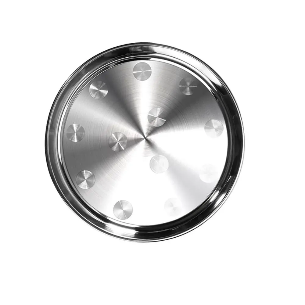 SS ROUND PLATE  40CM